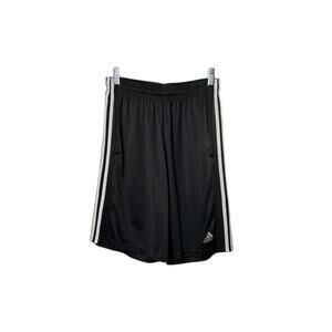 Adidas Climalite Casual 10" Running Shorts w/ Pockets Men's Small Gray & White